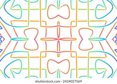 Fondo oriental de arte de línea abstracta para presentación de papel de pared o anuncios comerciales 