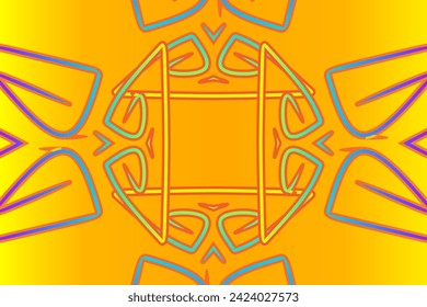 Oriental abstract line art background for wallpaper or commercial ads presentation 
