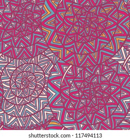 Oriental abstract seamless pattern