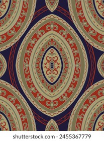 Oriental abstract vector pattern. Template for carpet, textile, wallpaper and any surface. Ornamental traditional pattern. 