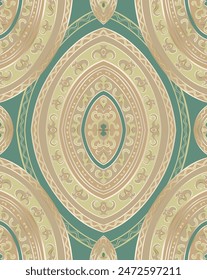 Oriental abstract vector pattern. Template for carpet, textile, wallpaper and any surface. Ornamental traditional pattern.