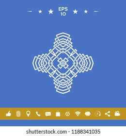 Oriental arabic pattern. Logo. Element for your design