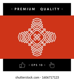 Oriental arabic pattern. Logo. Element for your design