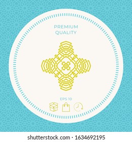 Oriental arabic pattern. Logo. Element for your design