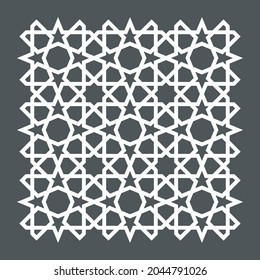 Oriental arabic stars seamless  background vector tile svg