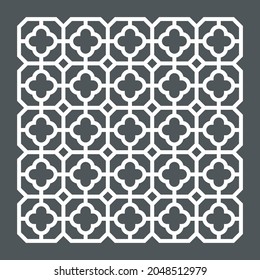 Oriental arabic tile background tile quality vector illustration cut