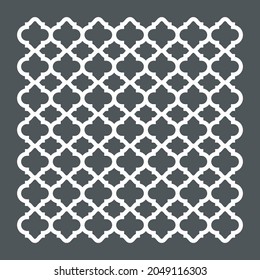 Recorte de calidad vectorial del mosaico de fondo de mosaico árabico oriental