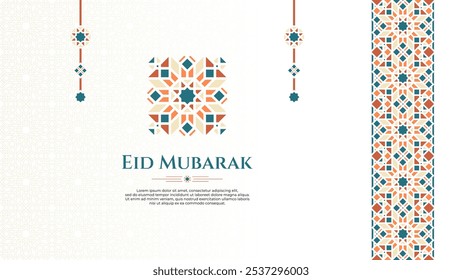 Projeto de fundo oriental para a cultura ou tema islâmico, especialmente para o Ramadã ou Eid Mubarak