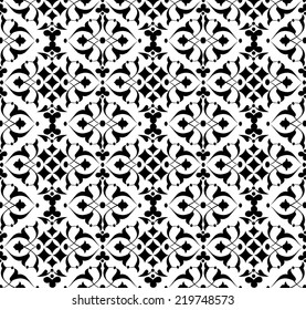 oriental background with floral motifs designed