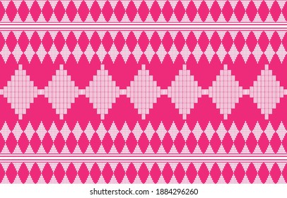 Fondo oriental Patrón geométrico étnico oriental tradicional para alfombras, papel pintado, ropa, envoltura, Batik, tela, ilustración vectorial estilo bordado.