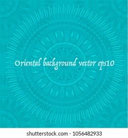 Oriental background in indian style. Good to use in textile production, print on scarfs,  abstract background for decoration and other purpose.