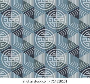 oriental blue pattern