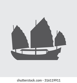 Oriental Boat Icon