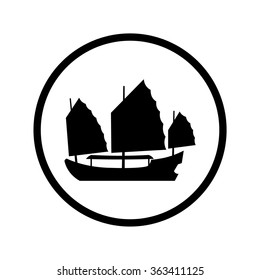 Oriental Boat Icon