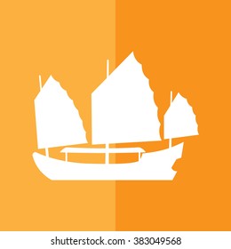Oriental Boat Icon