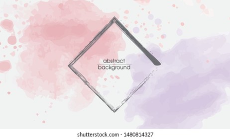 Oriental brush ink color calligraphy background wallpaper - vector