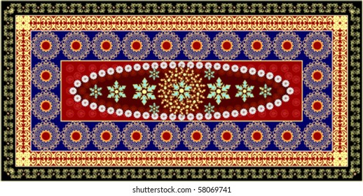 Oriental carpet texture