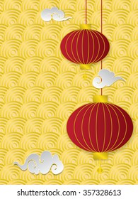 Oriental Chinese New Year Element Vector Design