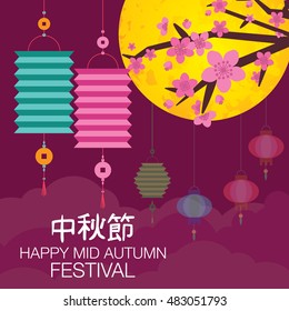 Oriental Chinese New Year pattern background