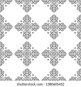 Oriental classic light ornament. Seamless abstract background with repeating elements