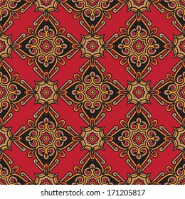 Oriental colorful pattern