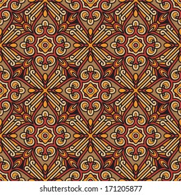 Oriental colorful pattern