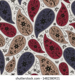 Oriental cucumbers seamless vector pattern.  For easy making seamless pattern just drag all group into swatches bar, and use it for filling any contours.