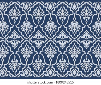 Orientalische Damast-Muster für Grußkarten und Hochzeitseinladungen.