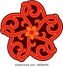 Oriental Design Element (Rosette)