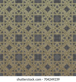 Oriental drawings vector modern geometry pattern hexagon, abstract geometric background, trendy print, retro texture