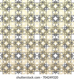 Oriental drawings vector modern geometry pattern hexagon, abstract geometric background, trendy print, retro texture