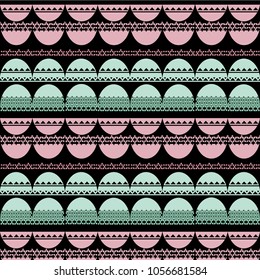 oriental eggs background. arch concept pattern design. vector illustration