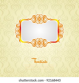 Oriental elements cover design