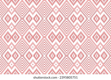 Oriental embroidery pattern, geometric shape, seamless pattern.vector,illustration