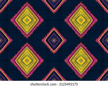 diseño de fondo de patrones geométricos étnicos orientales, alfombra, papel pintado, ropa, envoltura, ilustración de bordado