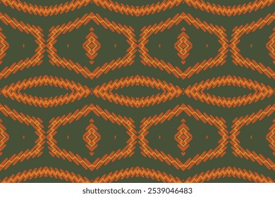 Oriental étnico ikat patrón patrón de fondo tradicional sin fisuras Diseño para alfombra, Fondo de pantalla, ropa, envoltura, batik, tela, estilo de bordado de Ilustración vectorial.