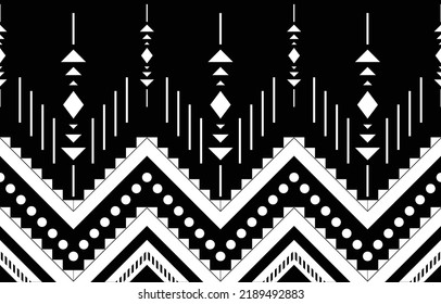 Patrón étnico oriental. Resumen diseño de fondo de patrones geométricos étnicos, fondo de frontera indio, alfombra, papel de pared, ropa, envoltura, batismo, tela, ilustración vectorial de impresión tradicional
