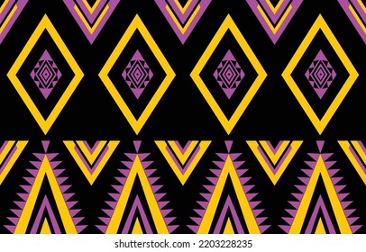 Oriental ethnic pattern. Abstract ethnic geometric pattern background design wallpaper, Indian border background,carpet,wallpaper,clothing,wrapping,batic,fabric, traditional print vector illustration