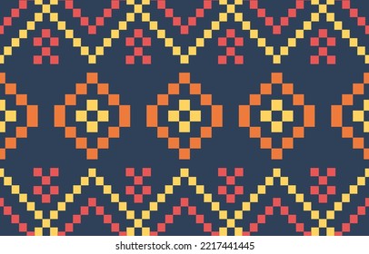 Oriental ethnic pattern. Abstract ethnic geometric pattern background design wallpaper, Indian border background,carpet,wallpaper,clothing,wrapping,batic,fabric, traditional print vector illustration