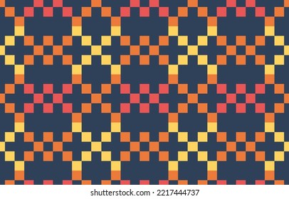 Patrón étnico oriental. Resumen diseño de fondo de patrones geométricos étnicos, fondo de frontera indio, alfombra, papel de pared, ropa, envoltura, batismo, tela, ilustración vectorial de impresión tradicional