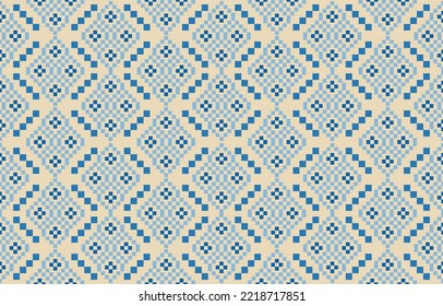 Patrón étnico oriental. Resumen diseño de fondo de patrones geométricos étnicos, fondo de frontera indio, alfombra, papel de pared, ropa, envoltura, batismo, tela, ilustración vectorial de impresión tradicional