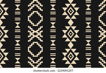 Oriental ethnic pattern. Abstract ethnic geometric pattern background design wallpaper, Indian border background,carpet,wallpaper,clothing,wrapping,batic,fabric, traditional print vector illustration