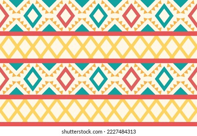 Oriental ethnic pattern. Abstract ethnic geometric pattern background design wallpaper, Indian border background,carpet,wallpaper,clothing,wrapping,batic,fabric, traditional print vector illustration