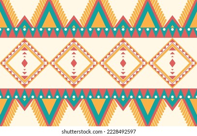 Oriental ethnic pattern. Abstract ethnic geometric pattern background design wallpaper, Indian border background,carpet,wallpaper,clothing,wrapping,batic,fabric, traditional print vector illustration
