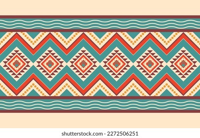 Oriental ethnic pattern. Abstract ethnic geometric pattern background design wallpaper, Indian border background,carpet,wallpaper,clothing,wrapping,batic,fabric, traditional print vector illustration