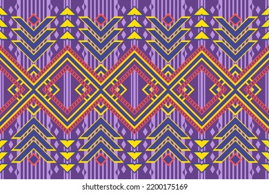 oriental ethnic pattern background Designs for carpets, wallpaper, clothes, wraps, batik, fabrics, vector illustration embroidery.