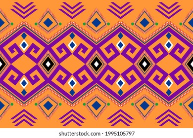 Patrón étnico oriental de fondo tradicional Diseño para alfombras, papel pintado, ropa, envoltura, batik, tela, vector con todo lo que se pueda diseñar estilo.