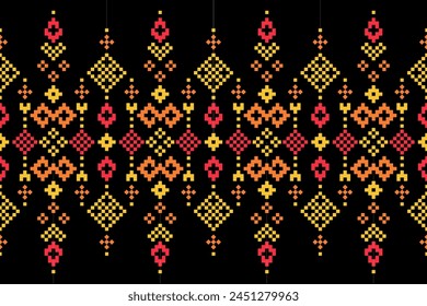 Oriental ethnic pattern.Design for background,carpet,wallpaper,clothing,wrapping,fabric,Vector illustration.