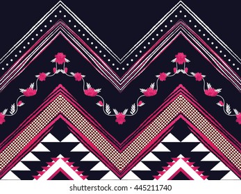 Oriental ethnic pattern.Design for background,carpet,wallpaper,clothing,wrapping,fabric,Vector illustration.