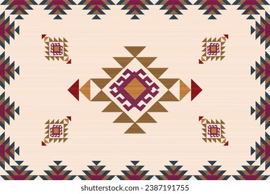 Oriental ethnic pattern.Design for fabric, curtain, background, carpet, wallpaper, clothing, wrapping, Batik, cloth.etc.